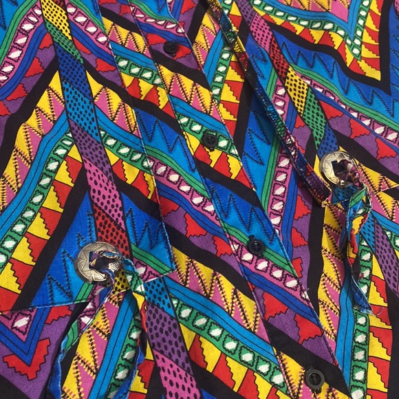 70s Retro Wrangler Button Up - Picture 2 of 9